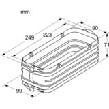 Siemens HZ9VDSS1 accessorio per cappa Nero, Nero, Siemens, 1 pz