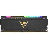 Patriot Viper Steel PVSR48G320C8 memoria 8 GB 1 x 8 GB DDR4 3200 MHz Nero, 8 GB, 1 x 8 GB, DDR4, 3200 MHz, 288-pin DIMM