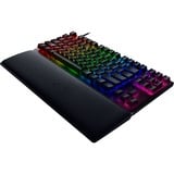 Razer Huntsman V2 Tenkeyless - Linear Optical Switch Rosso Nero, Tenkeyless (80 - 87%), USB, Interruttore a chiave opto-meccanico, QWERTZ, LED RGB, Nero