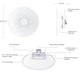 Ubiquiti UISP-Dish bianco