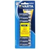 VARTA High Energy AAA 10-pack Batteria monouso Alcalino Batteria monouso, Alcalino, 1,5 V, 10 pz, AAA