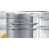 Bosch KFF96PIEP frigorifero side-by-side Libera installazione 573 L E Acciaio inossidabile accaio, Libera installazione, Porta francese, Acciaio inossidabile, LED, Acciaio inossidabile, 573 L