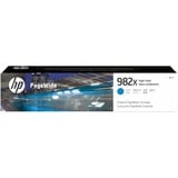 HP Cartuccia ciano originale ad alta capacità PageWide 982X Resa elevata (XL), Inchiostro a base di pigmento, 16000 pagine, 1 pz