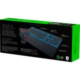 Razer Ornata V3 X tastiera USB QWERTZ Tedesco Nero Nero, Full-size (100%), USB, Interruttore a chiave a membrana, QWERTZ, LED RGB, Nero