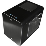 RAIJINTEK Metis Plus Mini Tower Nero Nero, Mini Tower, PC, Nero, Mini-ITX, Alluminio, SPCC, 16 cm