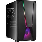 SilverStone FARA V1M PRO Tower Nero Nero, Tower, PC, Nero, micro ATX, Mini-ITX, Plastica, Acciaio, Vetro temperato, 16,3 cm