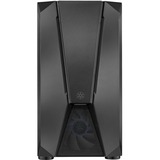 SilverStone FARA V1M PRO Tower Nero Nero, Tower, PC, Nero, micro ATX, Mini-ITX, Plastica, Acciaio, Vetro temperato, 16,3 cm