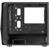 SilverStone FARA V1M PRO Tower Nero Nero, Tower, PC, Nero, micro ATX, Mini-ITX, Plastica, Acciaio, Vetro temperato, 16,3 cm