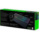 Razer Ornata V3 tastiera USB QWERTZ Tedesco Nero Nero, Full-size (100%), USB, Interruttore a chiave a membrana, QWERTZ, LED RGB, Nero