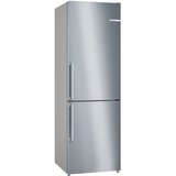 Bosch Serie 4 KGN36VICT frigorifero con congelatore Libera installazione 321 L C Acciaio inossidabile accaio, 321 L, SN-T, 9,5 kg/24h, C, Compartimento zona fresca, Acciaio inossidabile