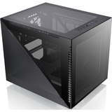 Thermaltake Divider 200 TG Micro Tower Nero Nero, Micro Tower, PC, Nero, micro ATX, Mini-ITX, SPCC, 18,5 cm