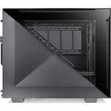 Thermaltake Divider 200 TG Micro Tower Nero Nero, Micro Tower, PC, Nero, micro ATX, Mini-ITX, SPCC, 18,5 cm