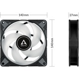 ARCTIC P14 PWM PST A-RGB Nero