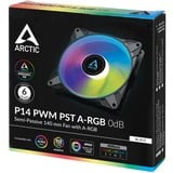 ARCTIC P14 PWM PST A-RGB Nero