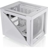 Thermaltake Divider 200 TG Micro Tower Bianco bianco, Micro Tower, PC, Bianco, micro ATX, Mini-ITX, SPCC, 18,5 cm