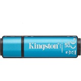 Kingston IronKey Vault Privacy 50 unità flash USB 64 GB USB tipo A 3.2 Gen 1 (3.1 Gen 1) Blu celeste/Nero, 64 GB, USB tipo A, 3.2 Gen 1 (3.1 Gen 1), 250 MB/s, Cuffia, Blu