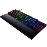 Razer Huntsman V2 Switch ottici lineari Rosso Nero, Full-size (100%), USB, Interruttore a chiave opto-meccanico, QWERTZ, LED RGB, Nero