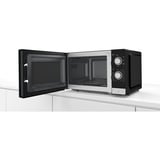 Bosch Serie 2 FFL020MS2 forno a microonde Superficie piana Solo microonde 20 L 800 W Nero, Acciaio inossidabile Nero, Superficie piana, Solo microonde, 20 L, 800 W, Manopola, Nero, Acciaio inossidabile