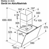 Bosch DWK65DK60 Nero