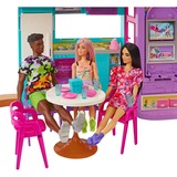 Barbie casa di malibu (106 cm) playset casa delle bambole con 2 piani, 6  stanze, ascensore, altalena e +30 accessori, giocattolo per bambini 3+ anni  - Toys Center