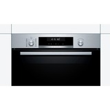 Bosch HBD672LS81 set di elettrodomestici da cucina Ceramica Forno elettrico accaio/Nero, Ceramica, 4 Fornello(i), Vetro-ceramica, Acciaio inossidabile, Touch, 79,5 cm