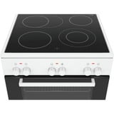 Bosch HKA090220 cucina Ceramica Bianco A bianco, Cucina, Bianco, Manopola, Bianco, Frontale, Ceramica