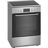 Bosch Serie 4 HKR39C250 cucina Ceramica Nero, Grigio A accaio, Cucina, Nero, Grigio, Manopola, Touch, Cromo, Frontale, 1,2 m