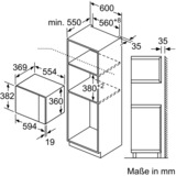 Bosch Serie 6 BEL554MS0 forno a microonde Superficie piana Microonde combinato 25 L 900 W Acciaio inossidabile accaio, Superficie piana, Microonde combinato, 25 L, 900 W, Touch, Acciaio inossidabile