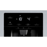 Bosch Serie 6 KAG93AIEP frigorifero side-by-side Libera installazione 560 L E Acciaio inossidabile accaio/grigio, Libera installazione, Porta americana, Acciaio inossidabile, LED, Touch, CE