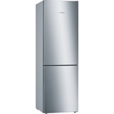 Bosch Serie 6 KGE36AICA frigorifero con congelatore Libera installazione 308 L C Acciaio inossidabile accaio, 308 L, SN-T, 14 kg/24h, C, Compartimento zona fresca, Acciaio inossidabile