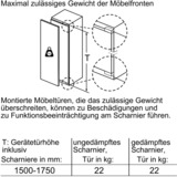 Bosch Serie 6 KIR81AFE0 frigorifero Da incasso 319 L E 319 L, SN-T, 37 dB, E