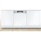 Bosch Serie 6 SMI6ZCS07E lavastoviglie A scomparsa parziale 14 coperti C accaio, A scomparsa parziale, Dimensione massima (60 cm), Bianco, Acciaio inossidabile, Pulsanti, Touch, 1,75 m