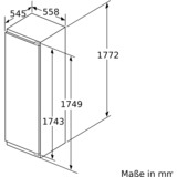 Bosch Serie 8 KIF81PFE0 frigorifero Da incasso 289 L E 289 L, SN-T, 37 dB, E