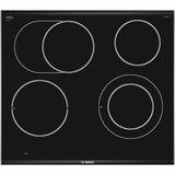 Bosch Serie 8 PKN675DP1D piano cottura Incasso Ceramica Nero, Acciaio inossidabile Nero, Incasso, Ceramica, Vetro-ceramica, Nero, Acciaio inossidabile, LED, Acciaio inossidabile