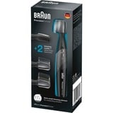 Braun PT5010 Rifinitore di precisione Nero, Barba, Baffi, 5 mm, 8 mm, Nero, Acciaio inossidabile, Batteria