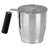 Graef MS 702 Schiumatore portatile Nero, Acciaio inossidabile Nero/in acciaio inox, AC, 450 W