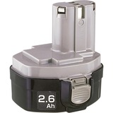 Makita Ni-MH 1434 14.4V Batteria grigio, Batteria, Nichel-Metallo Idruro (NiMH), 2,6 Ah, 14,4 V, Nero, Argento, 1 pezzo(i)