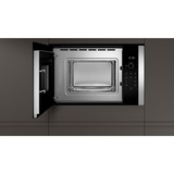 Neff HLAWD23N0 forno a microonde Da incasso Solo microonde 20 L 800 W Nero, Acciaio inossidabile Nero, Da incasso, Solo microonde, 20 L, 800 W, Pulsanti, Manopola, Touch, Nero, Acciaio inossidabile