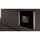 Neff HLAWD23N0 forno a microonde Da incasso Solo microonde 20 L 800 W Nero, Acciaio inossidabile Nero, Da incasso, Solo microonde, 20 L, 800 W, Pulsanti, Manopola, Touch, Nero, Acciaio inossidabile