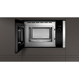 Neff N 50 Da incasso Solo microonde 25 L 900 W Nero, Acciaio inossidabile Nero, Da incasso, Solo microonde, 25 L, 900 W, Pulsanti, Manopola, Touch, Nero, Acciaio inossidabile