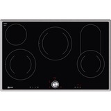 Neff T18BT16N0 Nero Da incasso 80 cm Ceramica 4 Fornello(i) Nero, Nero, Da incasso, 80 cm, Ceramica, Vetro, 4 Fornello(i)