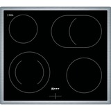 Neff XED342 set di elettrodomestici da cucina Ceramica Forno elettrico accaio, Ceramica, 4 Fornello(i), Vetro-ceramica, Nero, Touch, 58,3 cm