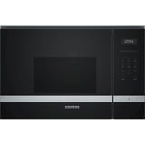 Siemens BF525LMS0 forno a microonde Da incasso Solo microonde 20 L 800 W Nero, Acciaio inossidabile Nero/in acciaio inox, Da incasso, Solo microonde, 20 L, 800 W, Pulsanti, Touch, Nero, Acciaio inossidabile