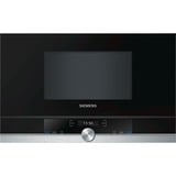 Siemens BF634LGS1 forno a microonde Da incasso 21 L 900 W Nero, Acciaio inossidabile Nero/Argento, Da incasso, 21 L, 900 W, Touch, Nero, Acciaio inossidabile, Sinistra