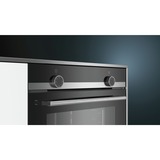 Siemens iQ100 HB510ABR1 forno 71 L A Nero, Acciaio inossidabile Nero, Media, Forno elettrico, 71 L, 71 L, 50 - 275 °C, 275 °C