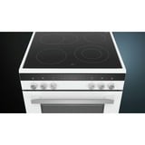 Siemens iQ300 HK9R3A220 cucina Ceramica Bianco A bianco, Cucina, Bianco, Manopola, Touch, Frontale, 1,2 m, Elettronico