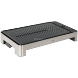 WMF 0415330011 Grill Rettangolare Elettrico Nero, Acciaio inossidabile 2000 W Nero/in acciaio inox, 2000 W, Grill, Elettrico, 270 x 410 mm, Rettangolare, Nero, Acciaio inossidabile