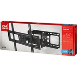 One for all WM 4661 Supporto TV a parete 2,13 m (84") Nero Nero, 81,3 cm (32"), 2,13 m (84"), 200 x 200 mm, 600 x 400 mm, 0 - 20°, Nero