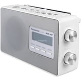 Panasonic RF-D10 Personale Digitale Bianco radio bianco, Personale, Digitale, DAB,DAB+,FM, 87,5 - 108 MHz, 2 W, Piatto