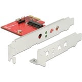 DeLOCK 89889 scheda di interfaccia e adattatore Interno M.2 M.2, 1 x 67 pin M.2 key E, 1 x PCI Express x1, 1 x USB 2.0 Micro-B, 1 x USB 2.0 pin header, Taiwan, Scatola